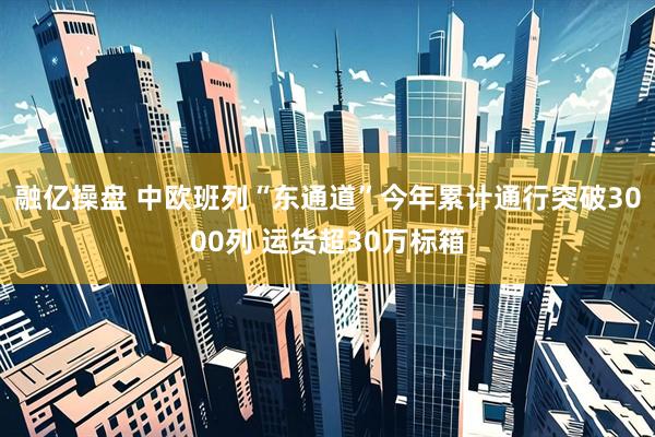 融亿操盘 中欧班列“东通道”今年累计通行突破3000列 运货超30万标箱