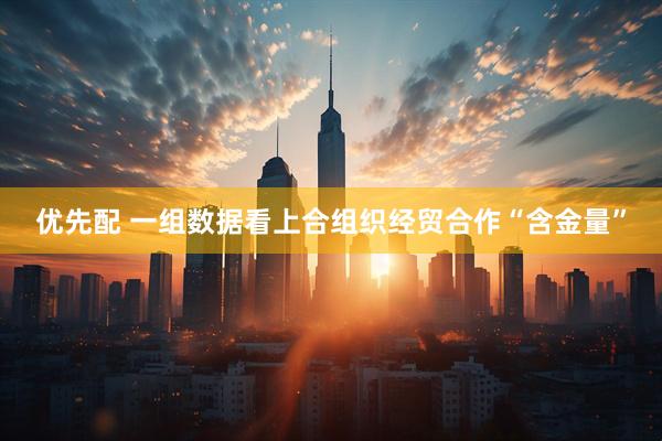 优先配 一组数据看上合组织经贸合作“含金量”