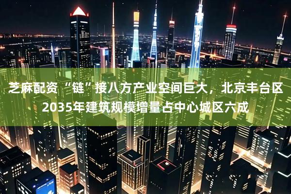 芝麻配资 “链”接八方产业空间巨大，北京丰台区2035年建筑规模增量占中心城区六成