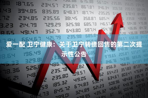 爱一配 卫宁健康：关于卫宁转债回售的第二次提示性公告