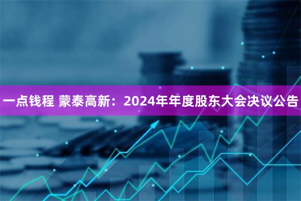 一点钱程 蒙泰高新：2024年年度股东大会决议公告